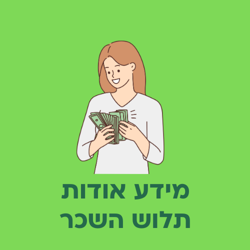 מידע אודות תלוש השכר